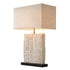 Table Lamp Hathor sandstone finish incl shade