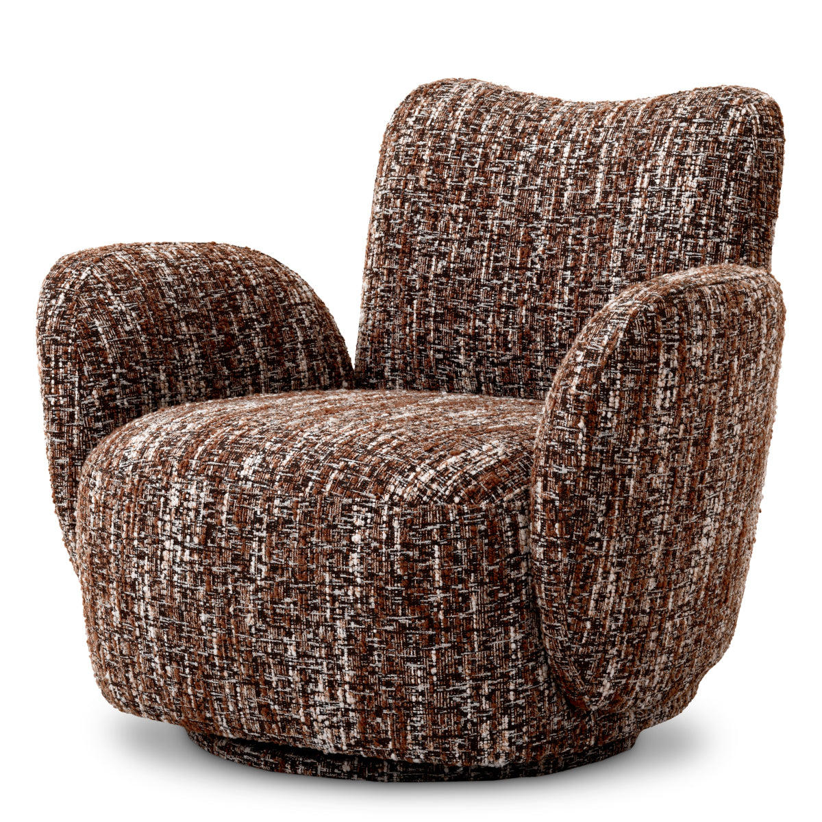 Swivel Chair Merida bouclé sonata red