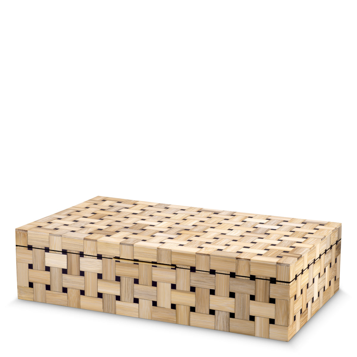 Box Girona straw marquetry