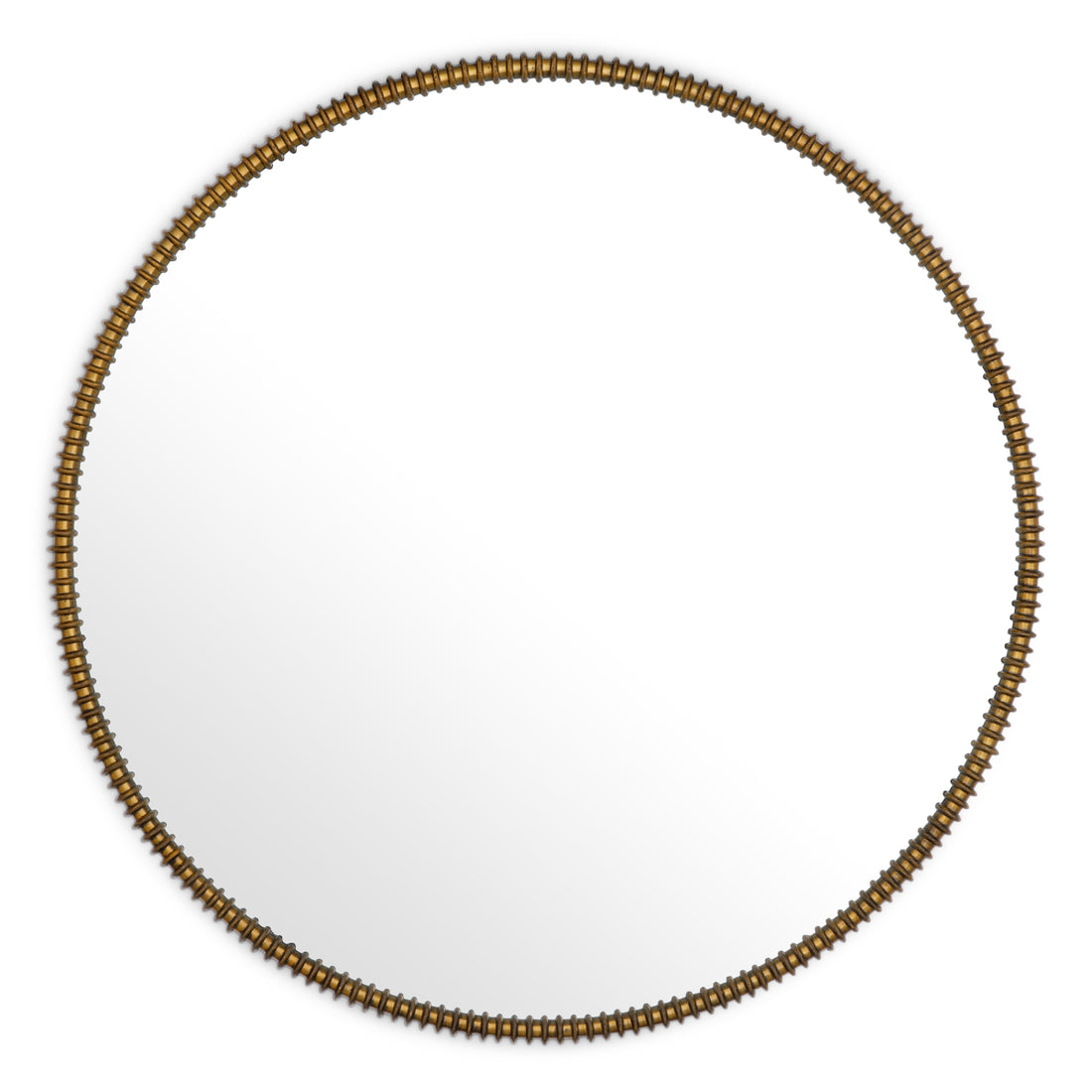 Mirror Vezzola vintage brass finish