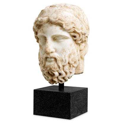 Bust Hermes marble antique look