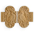 Wall Object Salerno set of 2 sandstone finish