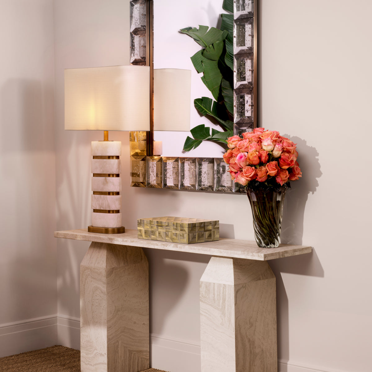 Console Table Tarragona travertine