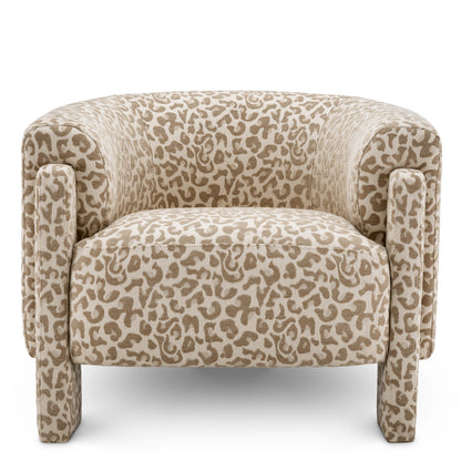 Chair Hazelwood harley leopard beige