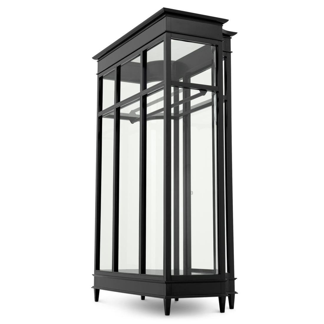 Cabinet Gala waxed black finish