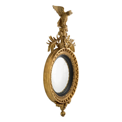 Mirror Girandole antique gold finish