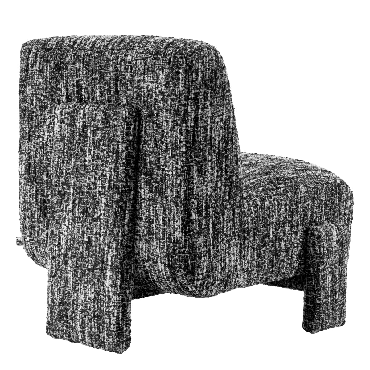 Chair Rockdale bouclé sonata black