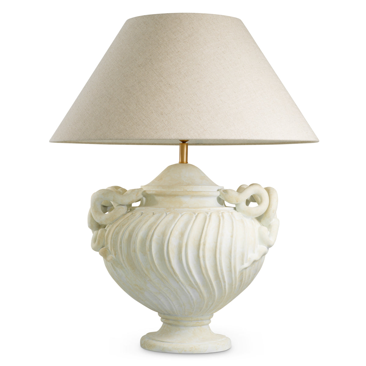 Table Lamp Antonine antique look finish incl shade