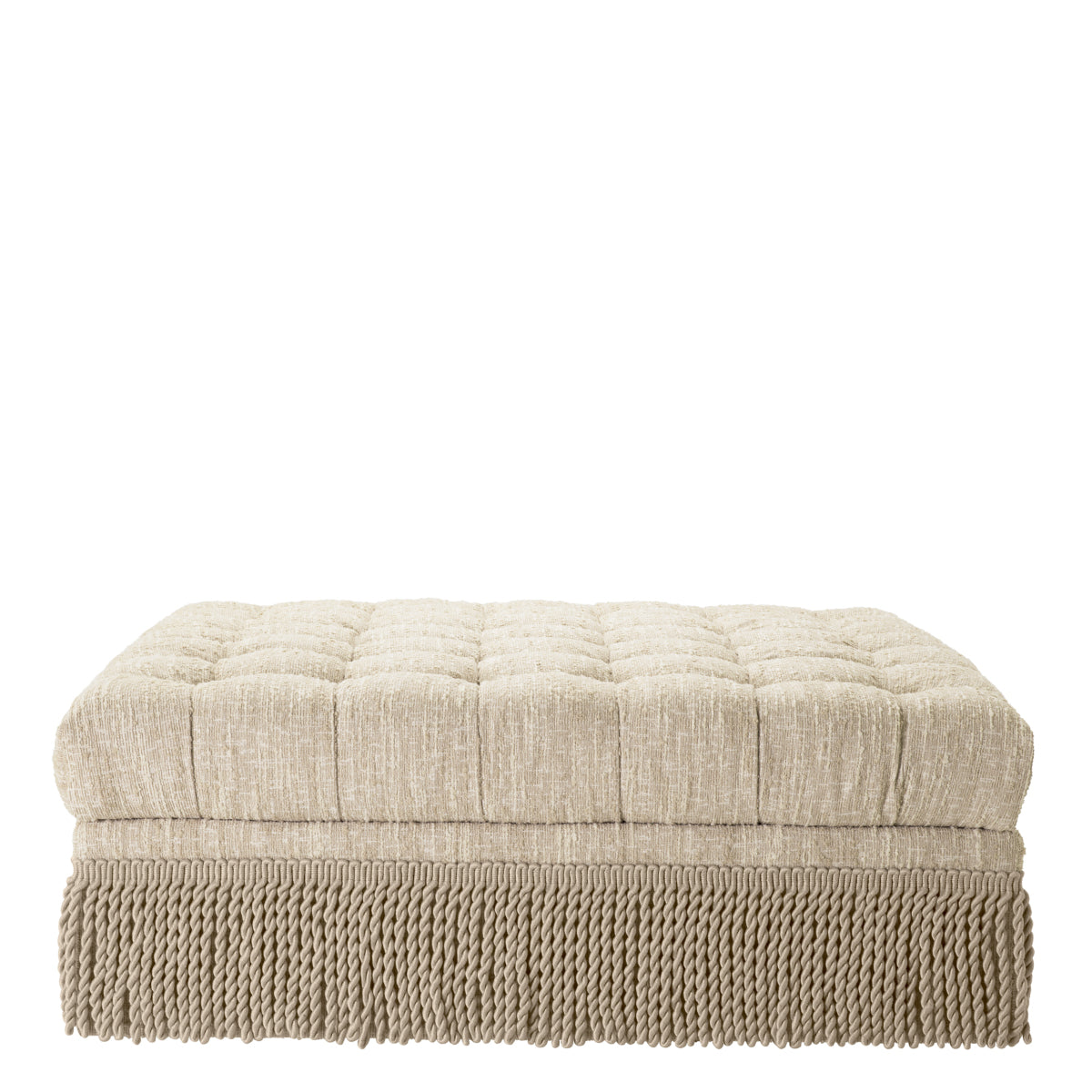 Ottoman Dorantes bouclé sonata cream