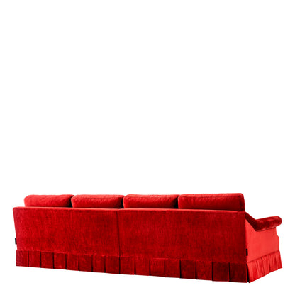 Sofa Verplanck wrey velvet red