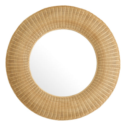 Mirror Idora natural rattan