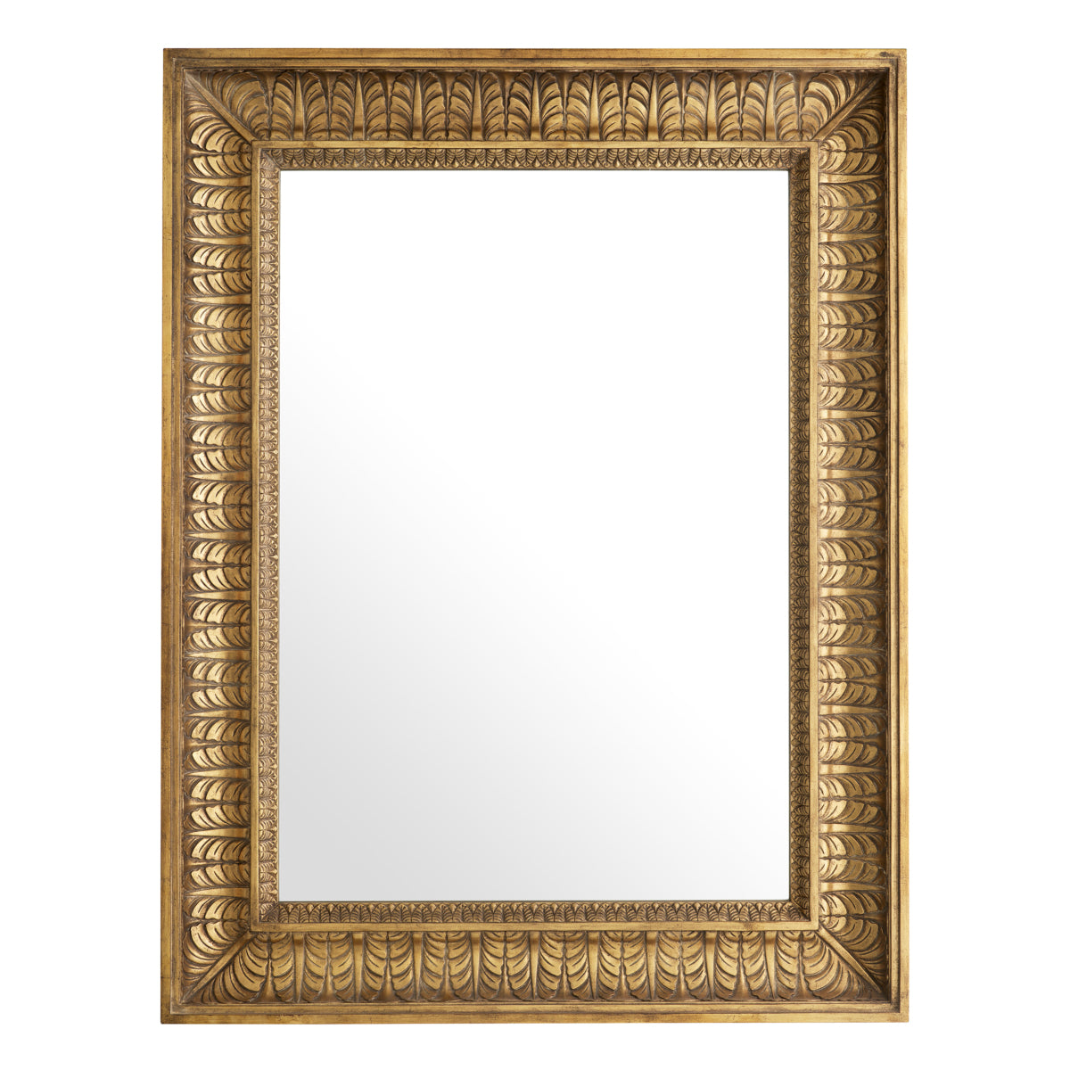 Mirror Sahure M antique gold finish