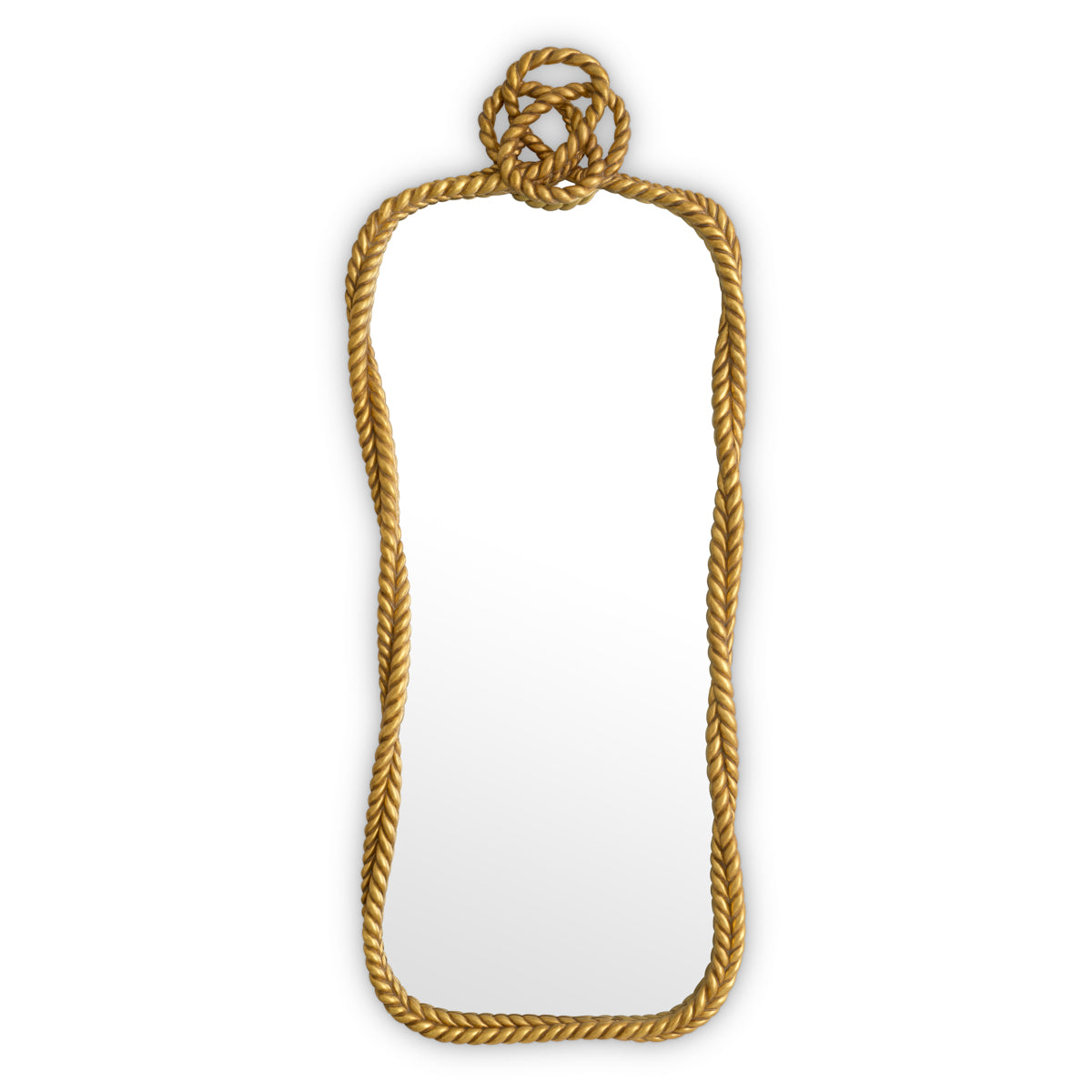 Mirror Vincenso L antique gold finish