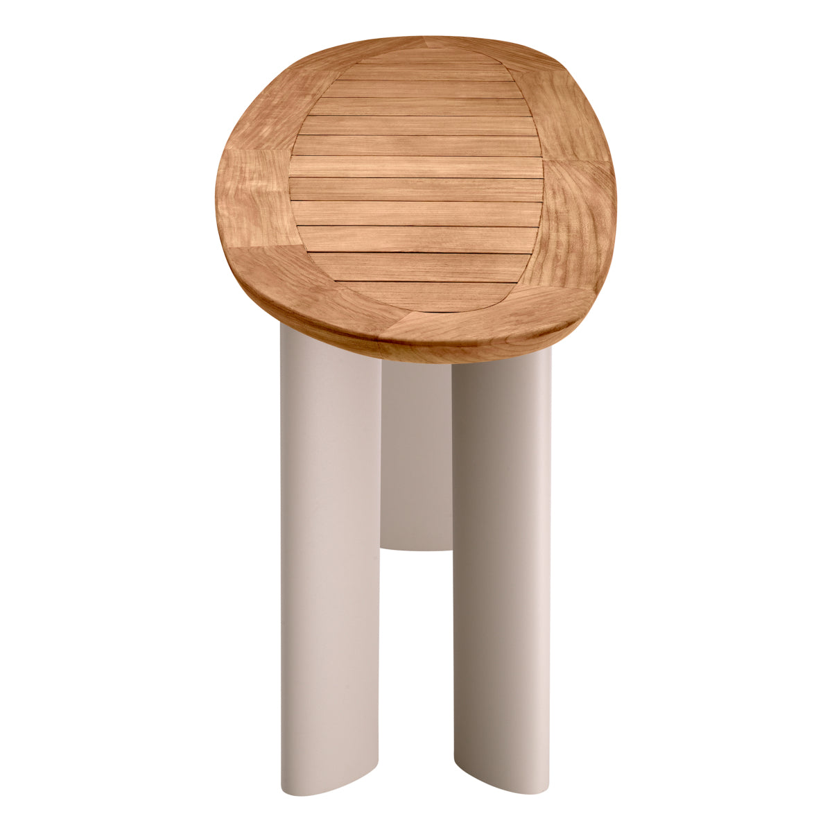 Outdoor Console Table Free Form natural teak